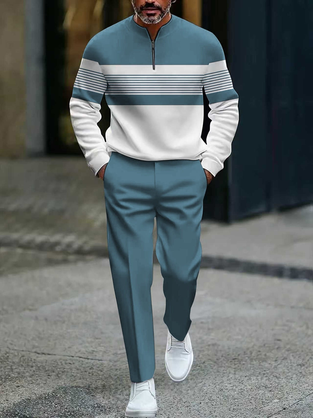 Conjunto Deportivo de Punto con Pantalón a Juego