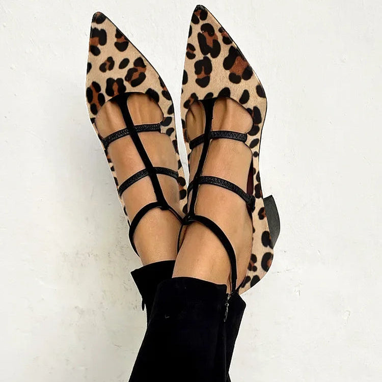 Tacones con Estampado Animal