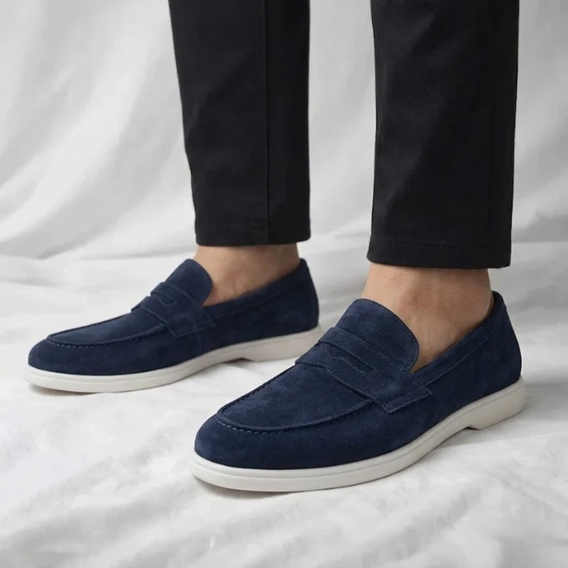 Mocasines de Ante de Estilo Italiano