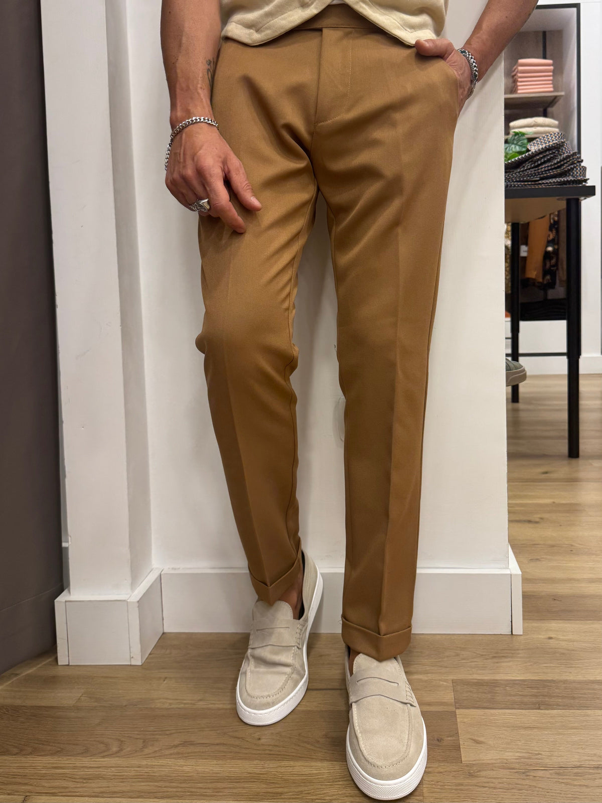 Pantalón Capri Slim Fit
