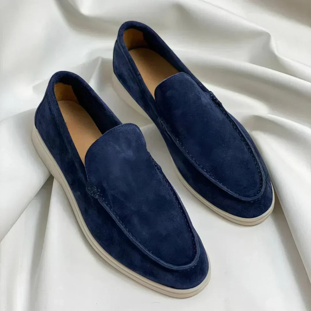 Mocasines de Ante Premium de Diseño Minimalista