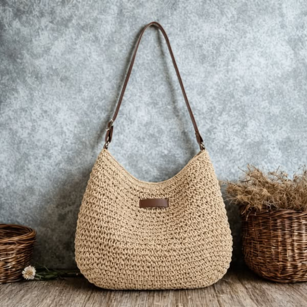 Bolso Trenzado Elegante de Asa Ajustable