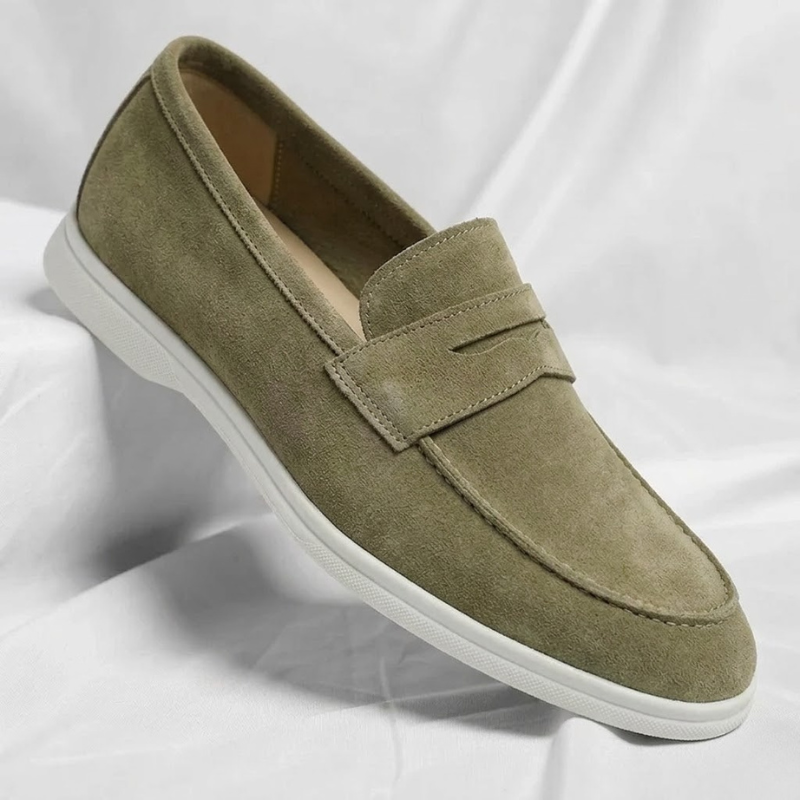 Mocasines de Ante de Estilo Italiano
