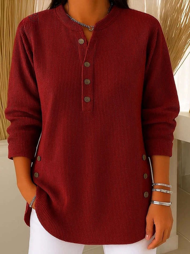 Túnica Henley con Botones
