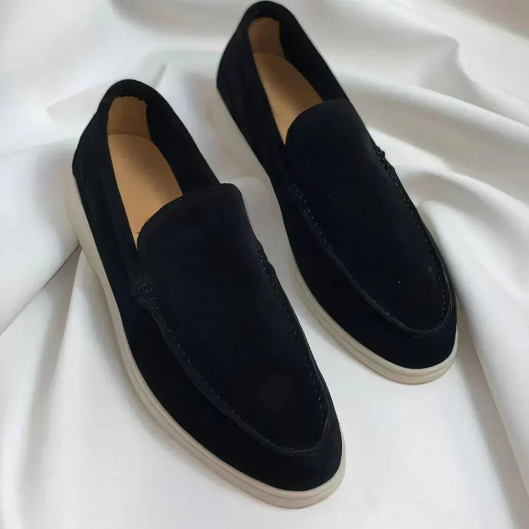 Mocasines de Ante Premium de Diseño Minimalista