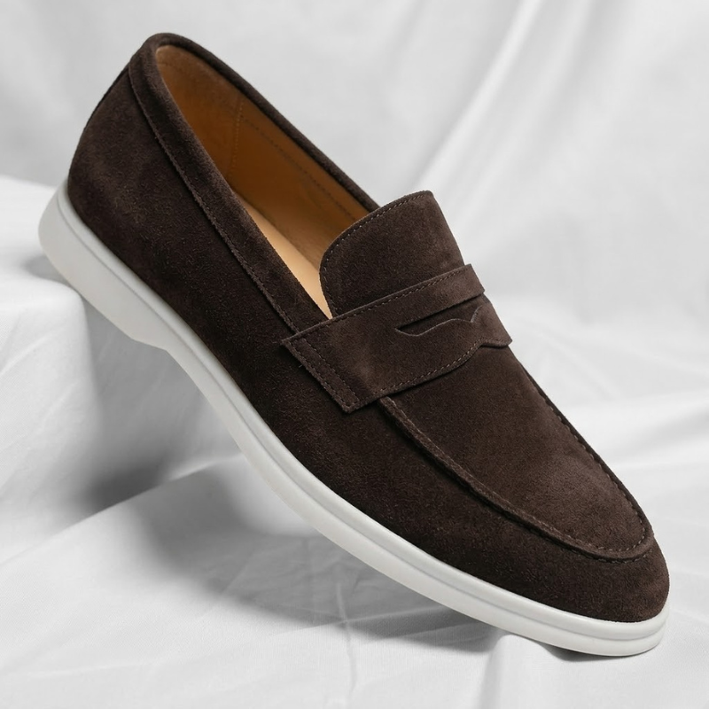 Mocasines de Ante de Estilo Italiano