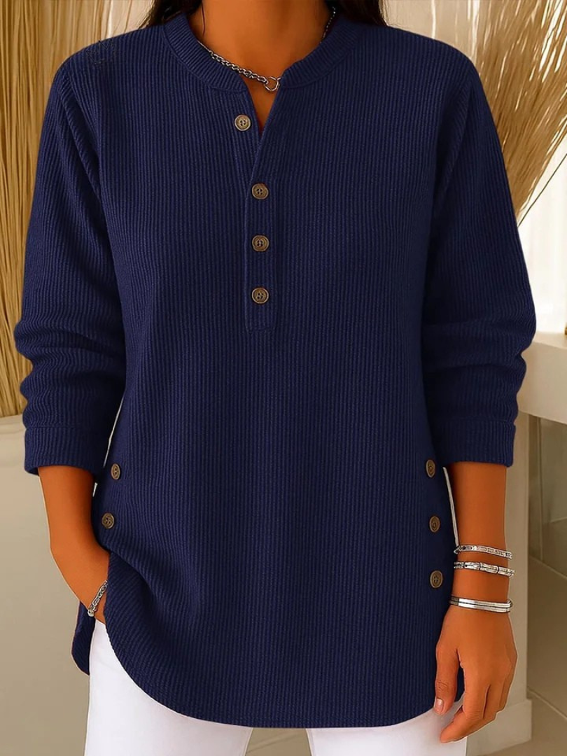 Túnica Henley con Botones
