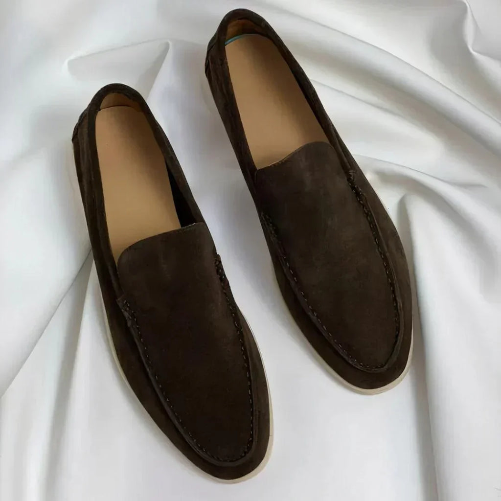 Mocasines de Ante Premium de Diseño Minimalista
