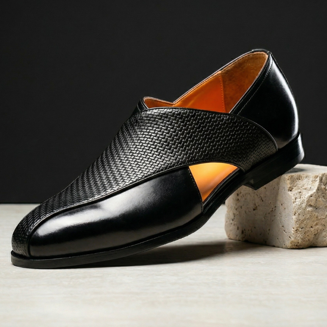 Mocasines Trenzados con Correa Cruzada