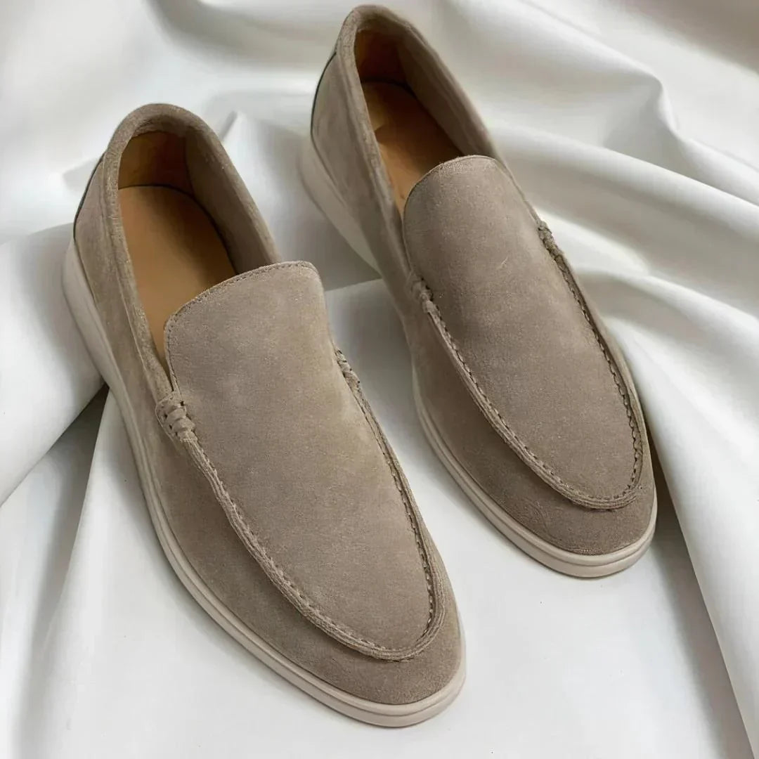 Mocasines de Ante Premium de Diseño Minimalista