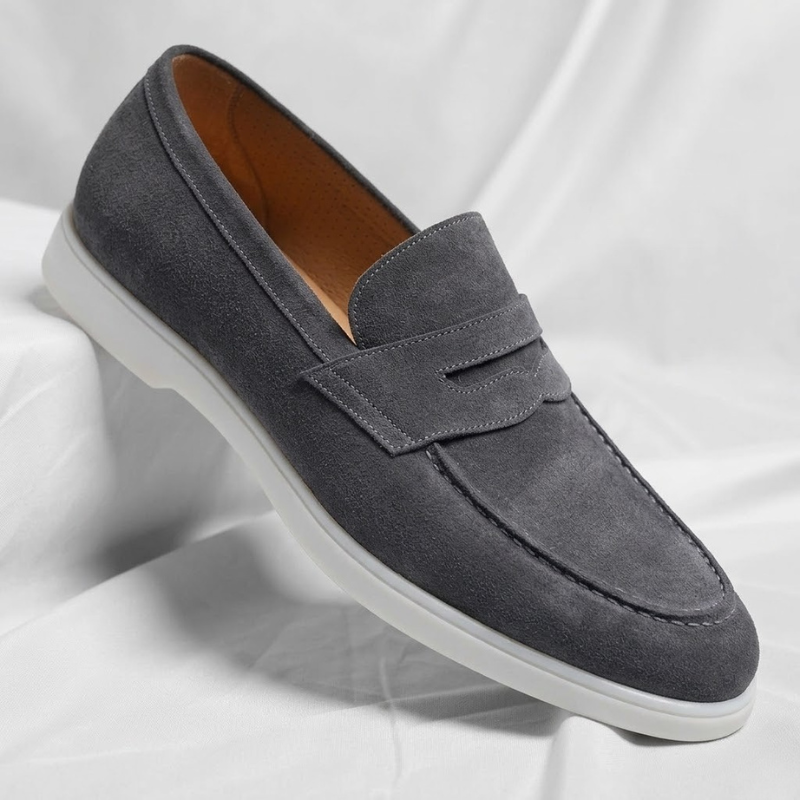 Mocasines de Ante de Estilo Italiano