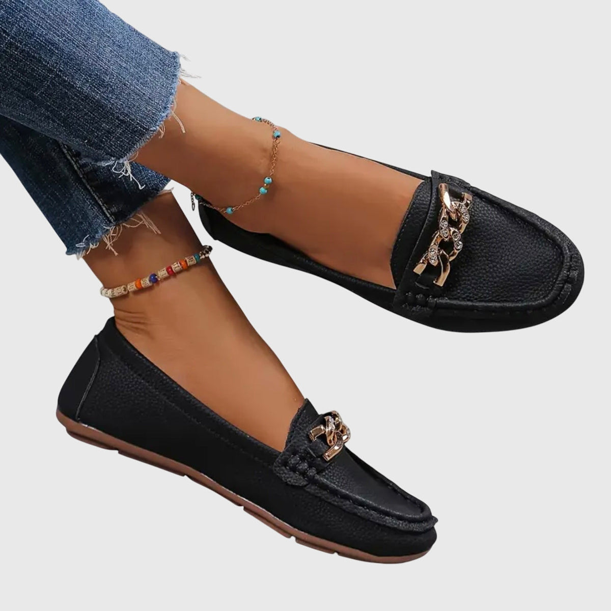 Mocasines en Tonos Neutros