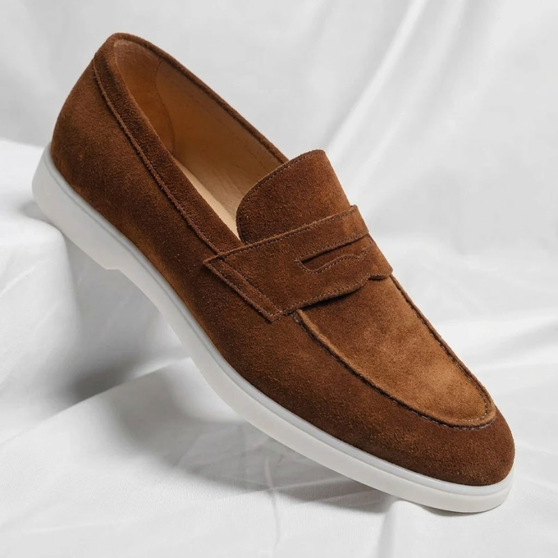 Mocasines de Ante de Estilo Italiano