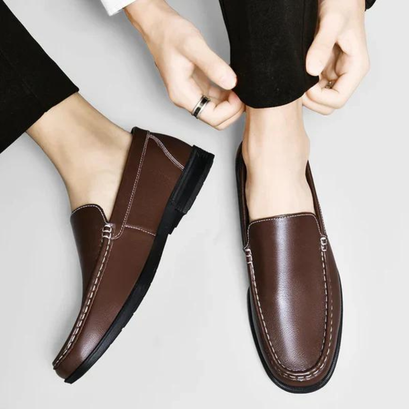 Mocasines Italianos de Piel Auténtica