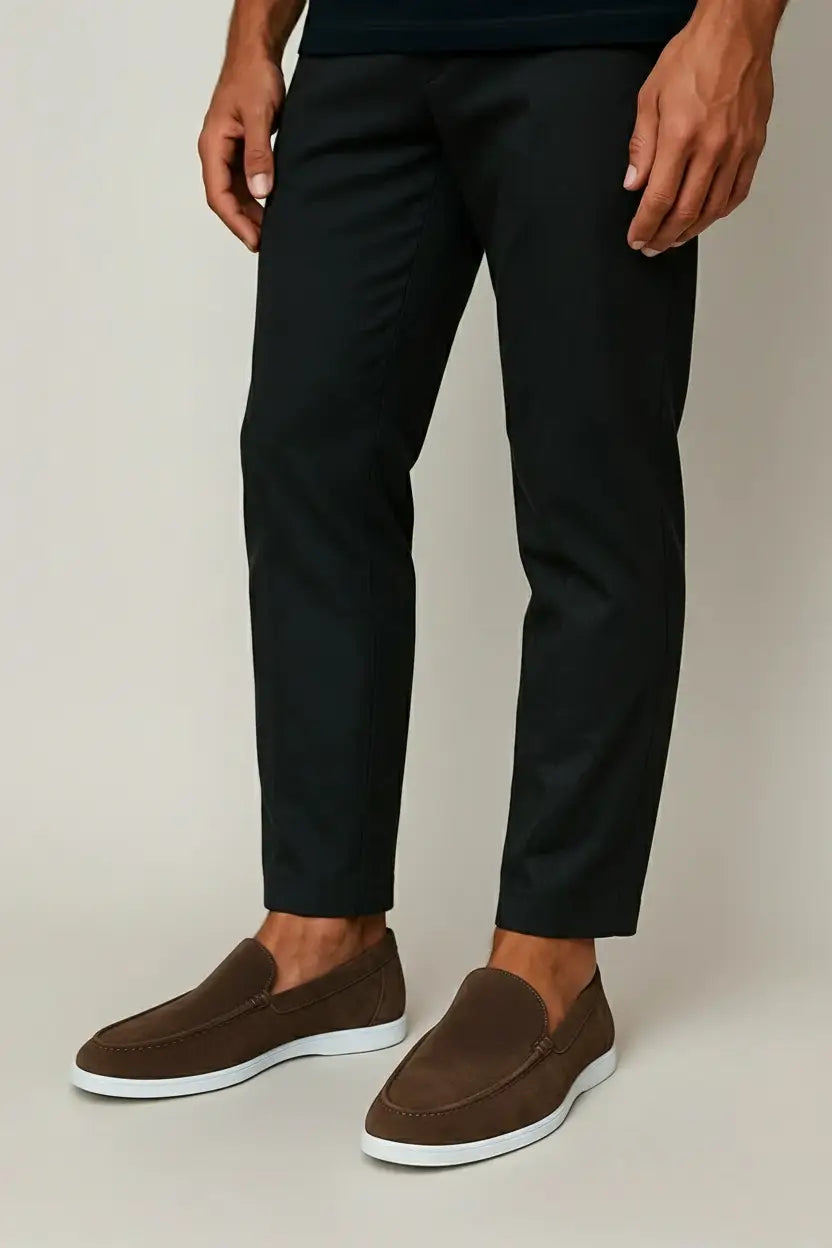 Mocasines de Ante Premium de Diseño Minimalista