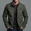 Chaqueta Militar de Campaña Vintage con Cremallera