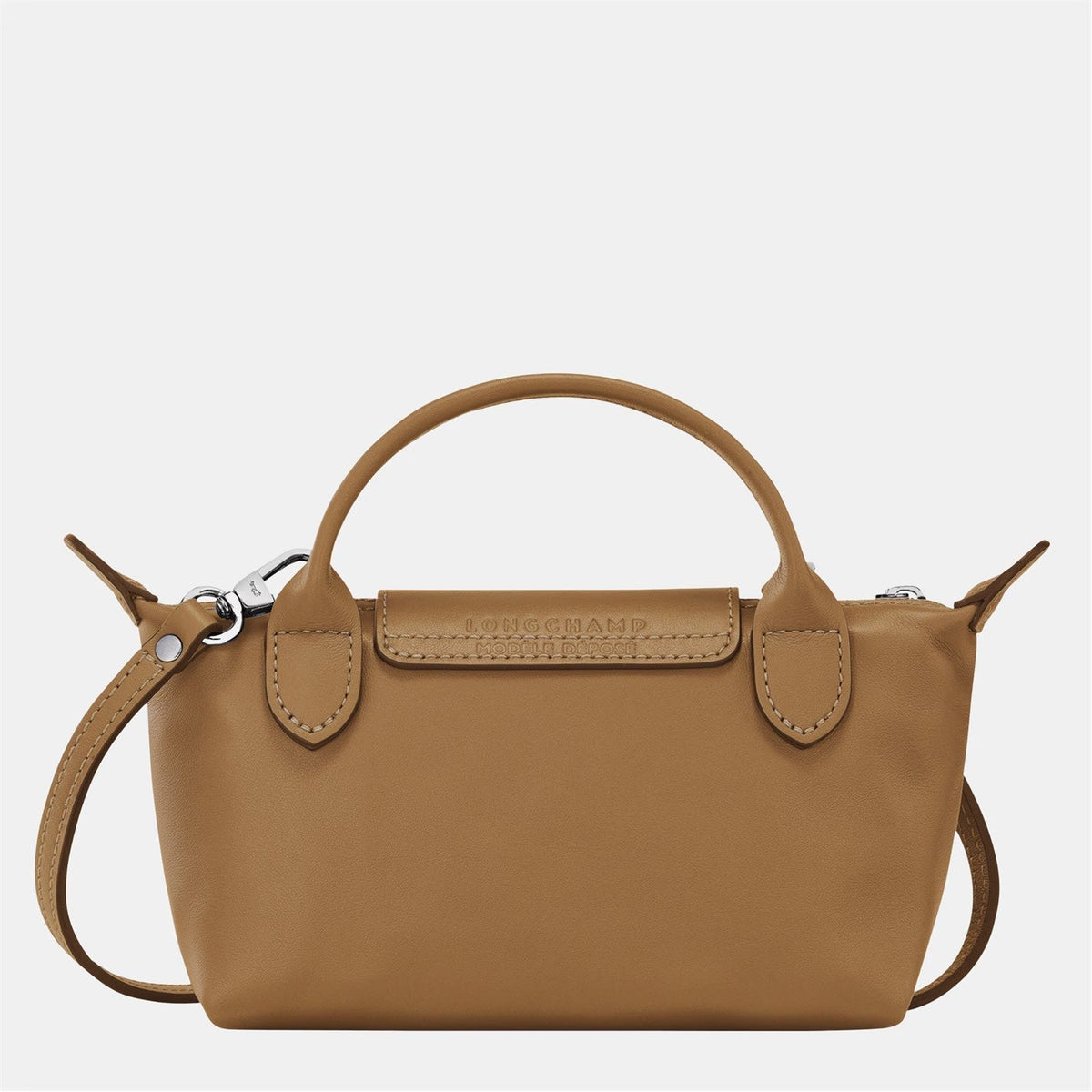 Mini Bolso de Piel Elegante · Marrón