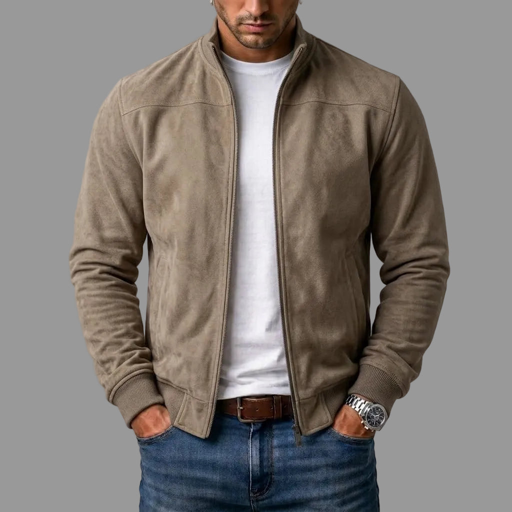 Bomber de Ante con Cuello Alto