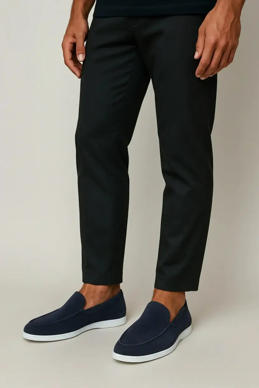 Mocasines de Ante Premium de Diseño Minimalista
