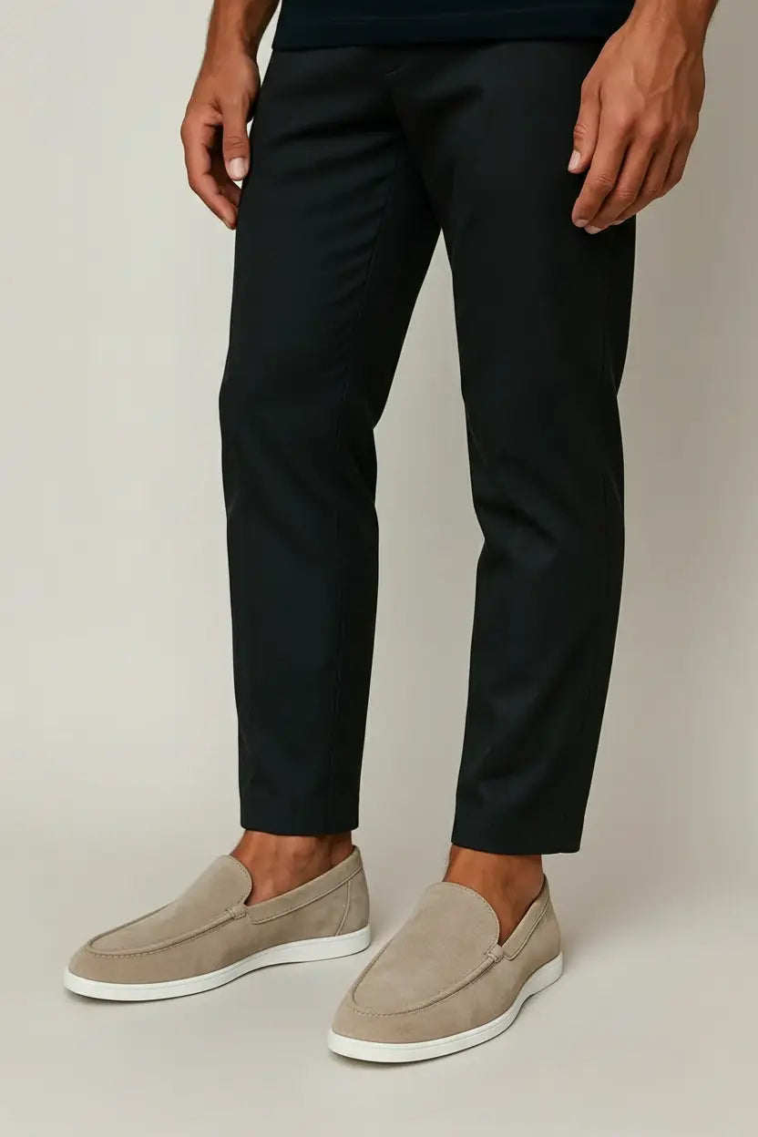 Mocasines de Ante Premium de Diseño Minimalista