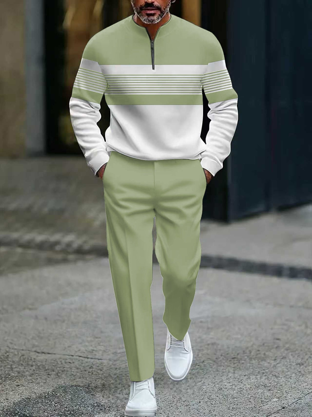 Conjunto Deportivo de Punto con Pantalón a Juego