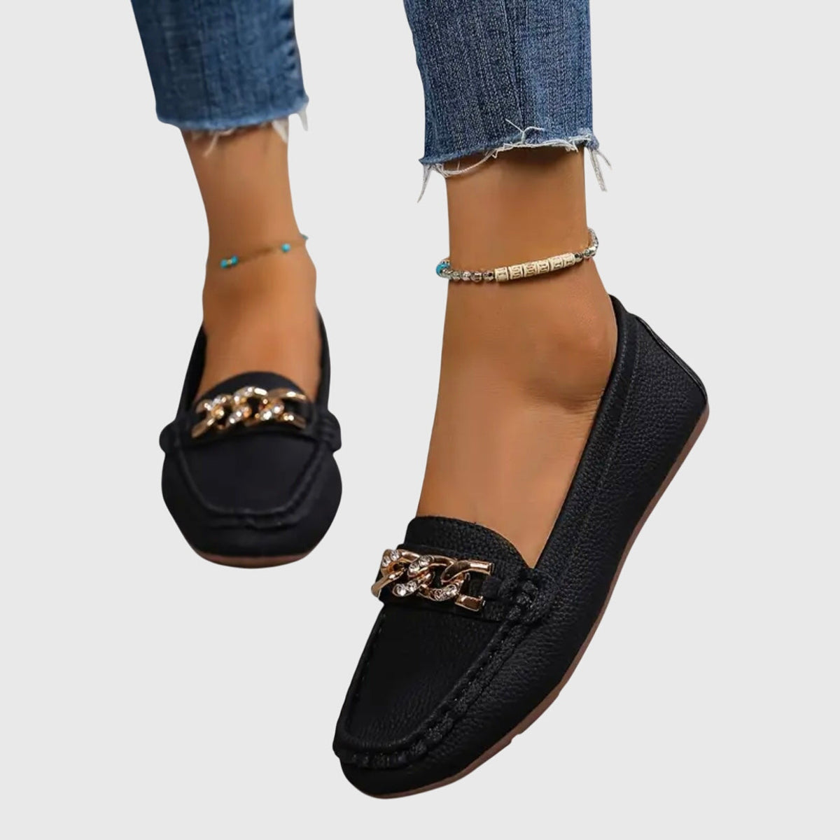 Mocasines en Tonos Neutros