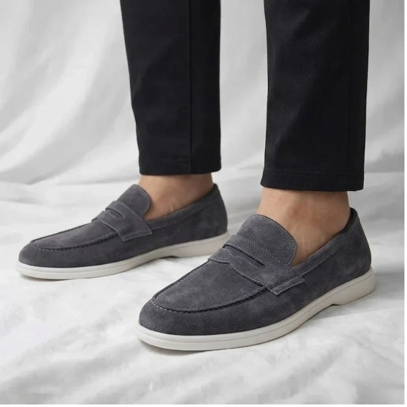Mocasines de Ante de Estilo Italiano