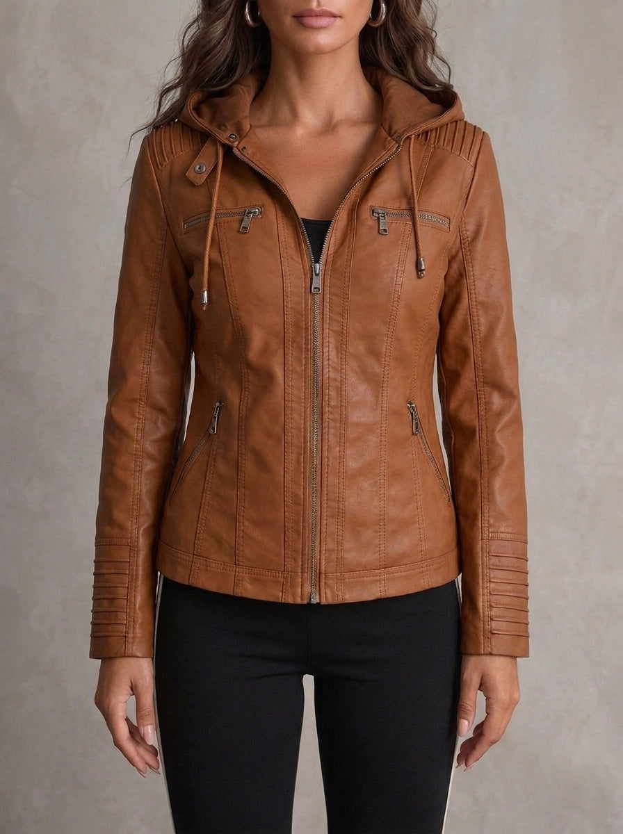 Chaqueta de Piel Resistente y Elegante
