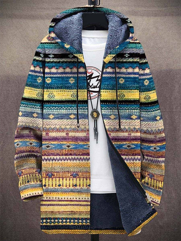 Abrigo Artístico Multicolor Cálido