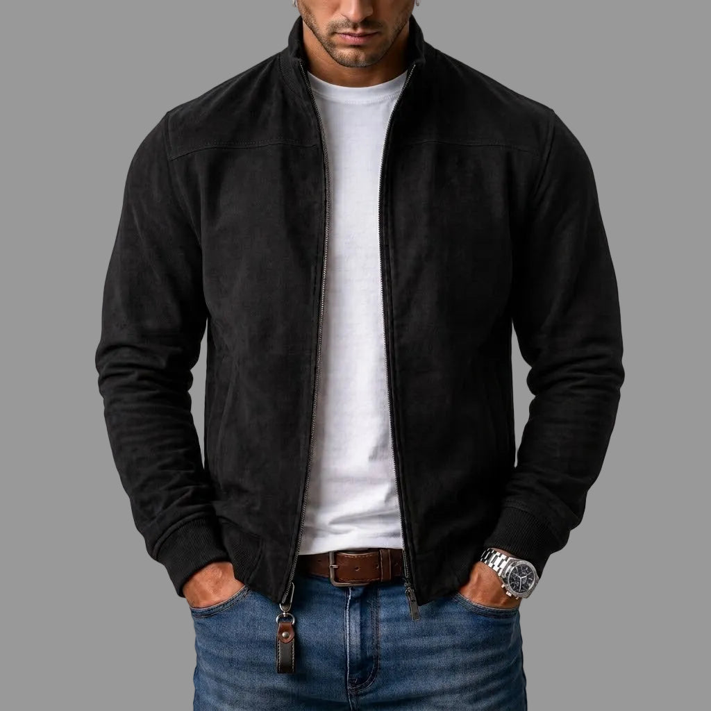 Bomber de Ante con Cuello Alto