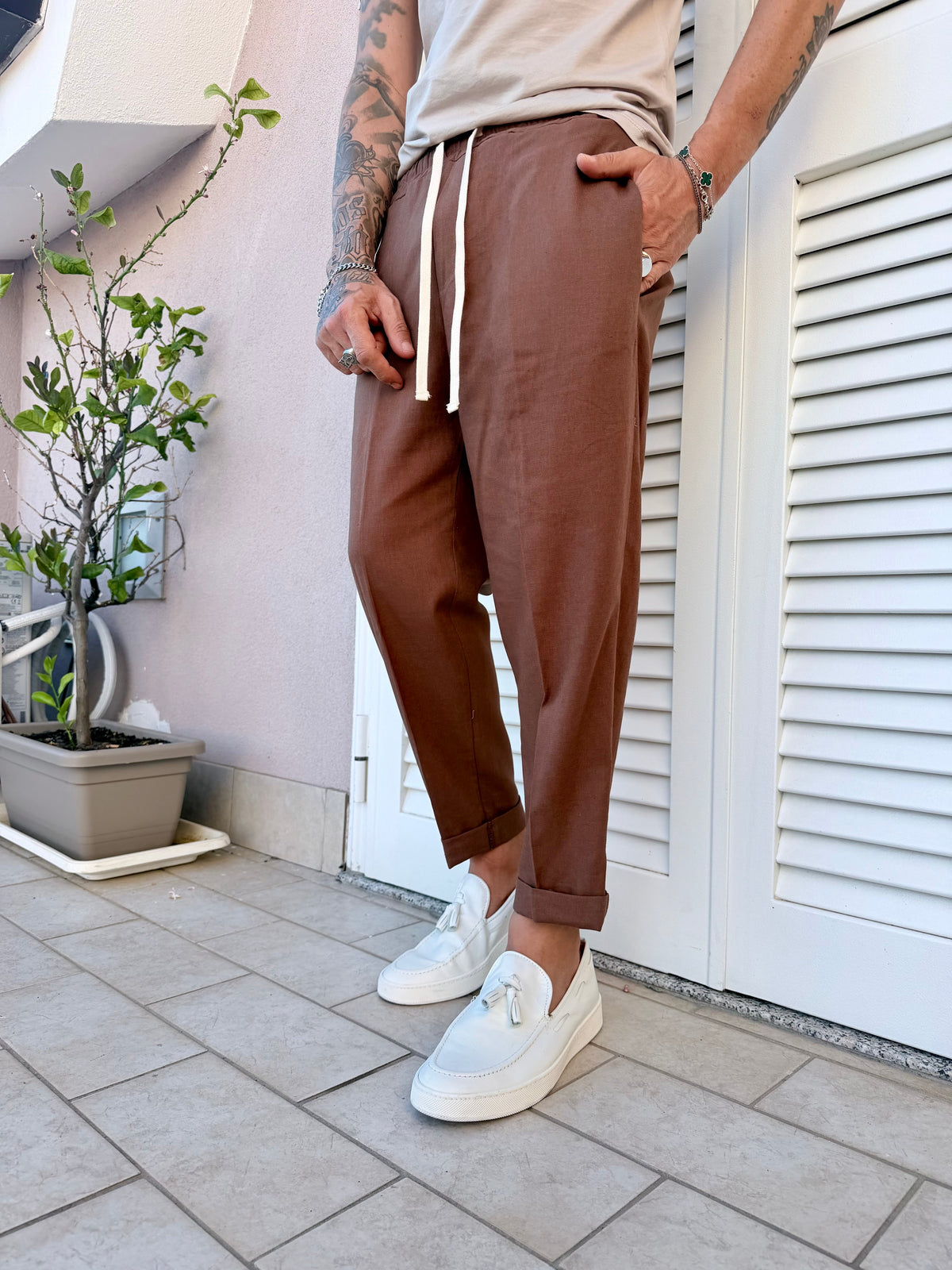 Pantalón de Lino
