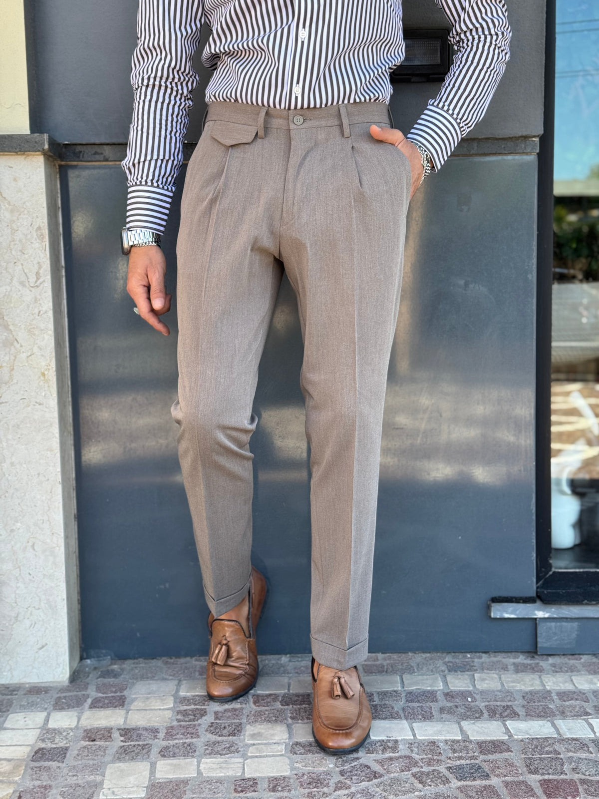 Pantalón Sastre de Pernera Ancha