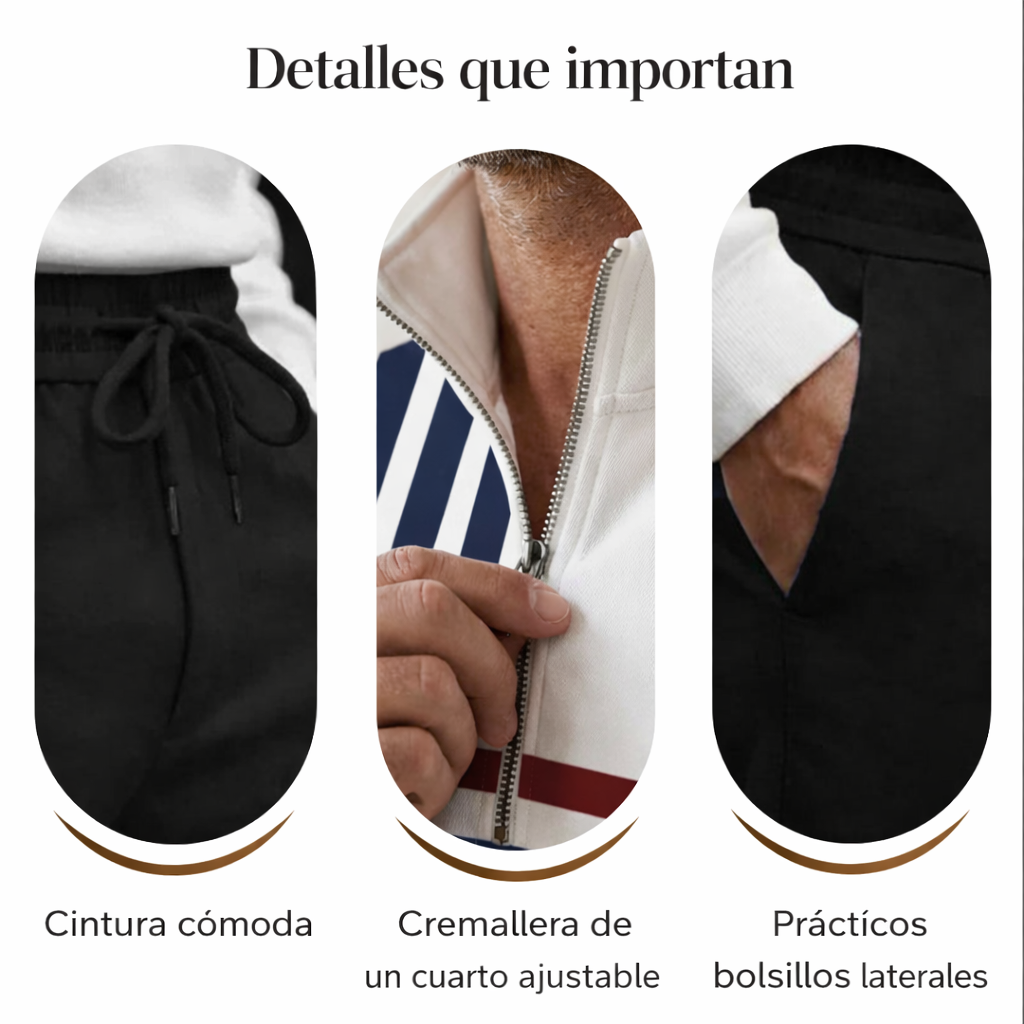 Conjunto Deportivo de Punto con Pantalón a Juego