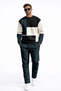 Conjunto Deportivo con Bloques de Color Geométricos