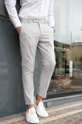 Pantalón Capri con Pinzas y Bolsillos Traseros