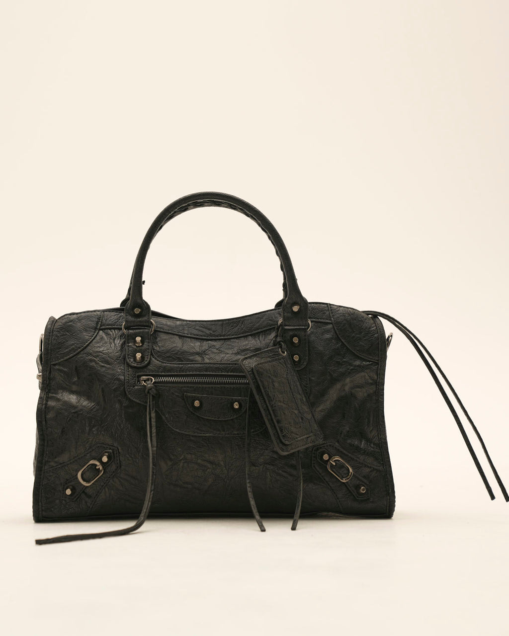 Bolso Grande de Cuero Tipo Carryall