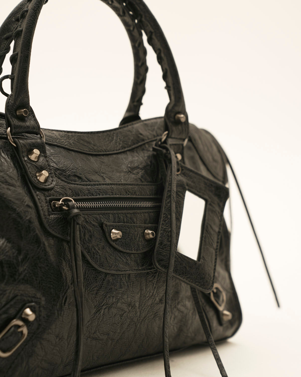 Bolso Grande de Cuero Tipo Carryall