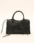 Bolso Mediano de Cuero Tipo Carryall