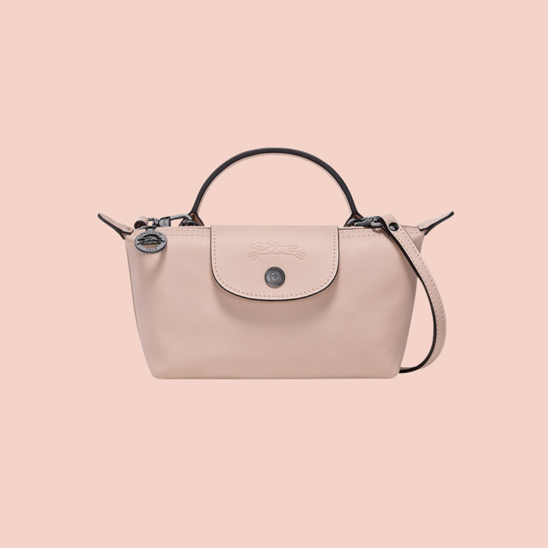 Mini Bolso de Piel Elegante · Rosa