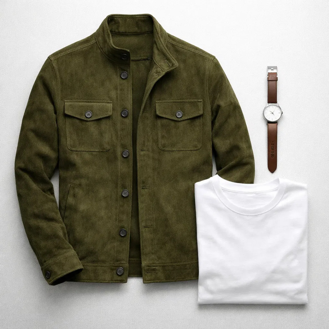 Chaqueta de Ante Clásica