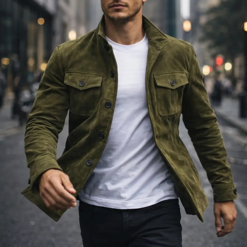 Chaqueta de Ante Clásica