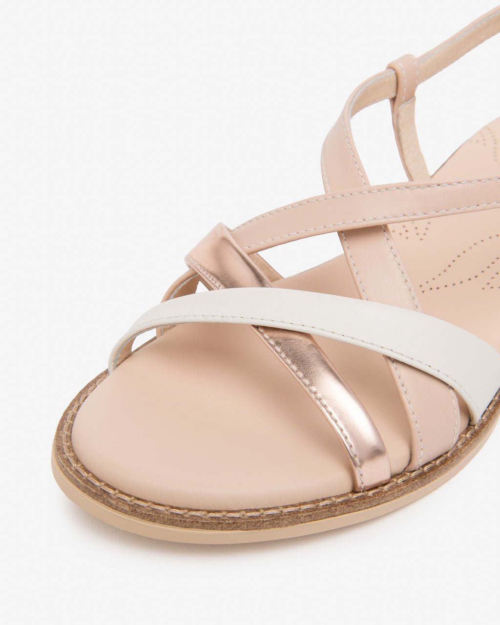 Sandalias de Piel y Tejido Técnico Made in Italy — Ref. 713