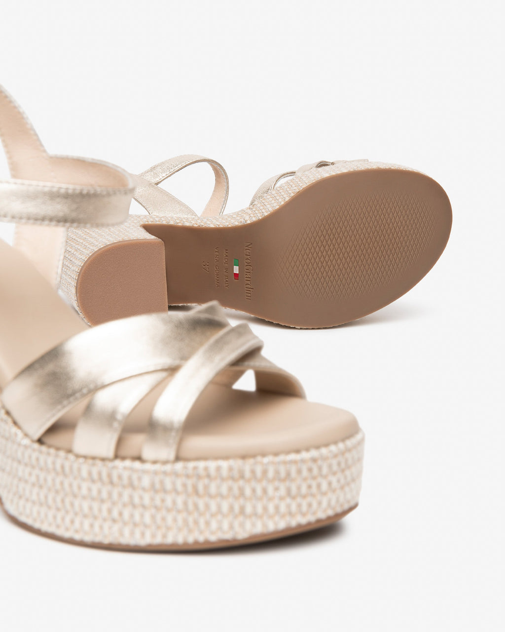 Sandalias de Piel Made in Italy — Ref. 418