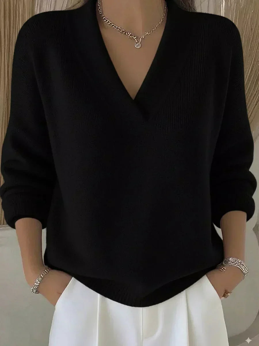 Jersey Holgado de Cuello en V