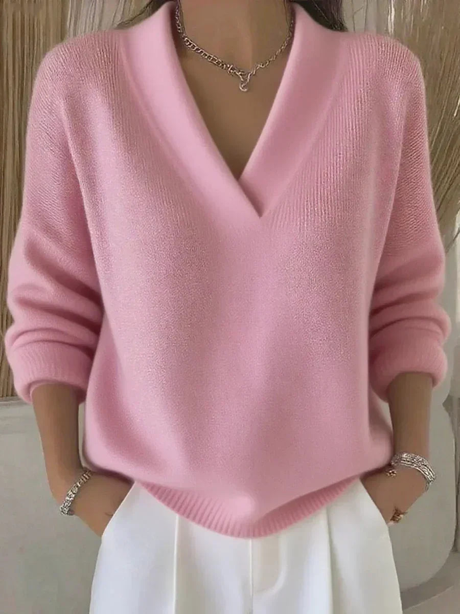 Jersey Holgado de Cuello en V