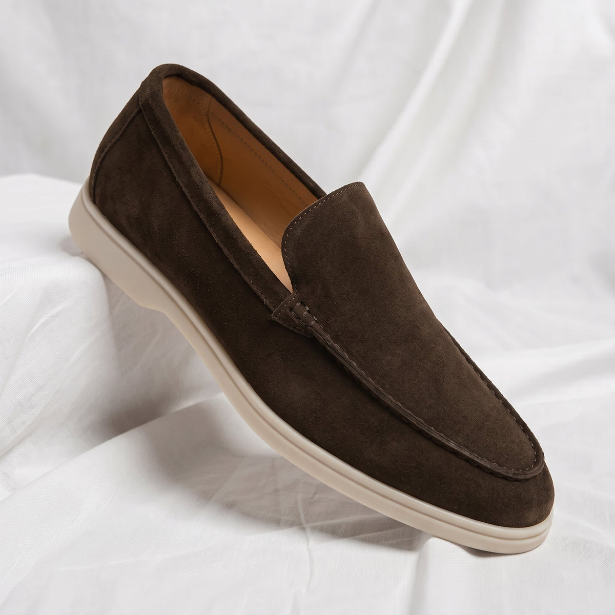 Mocasines de Ante Premium de Diseño Minimalista