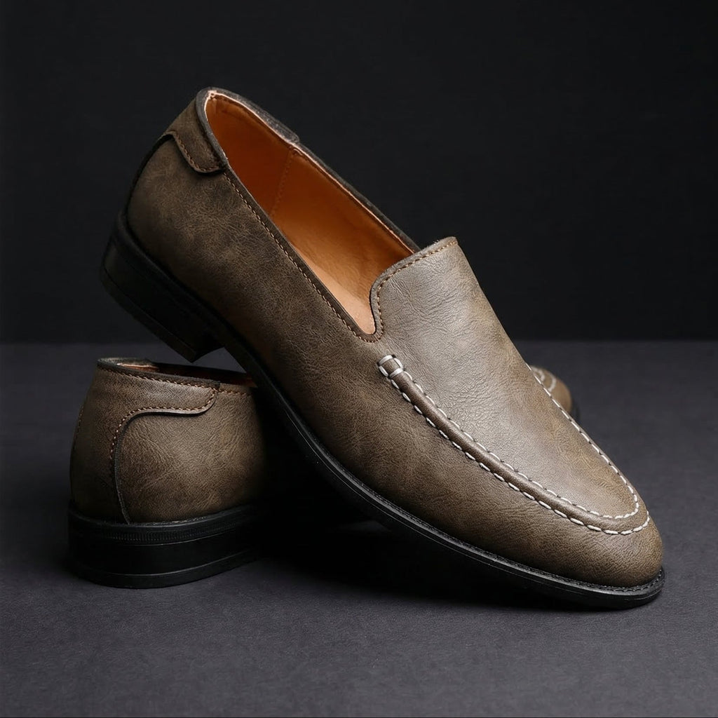 Mocasines sin Cordones de Piel