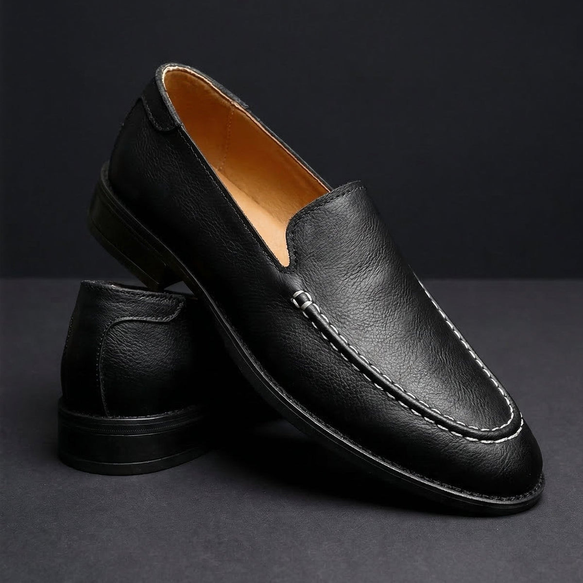 Mocasines sin Cordones de Piel