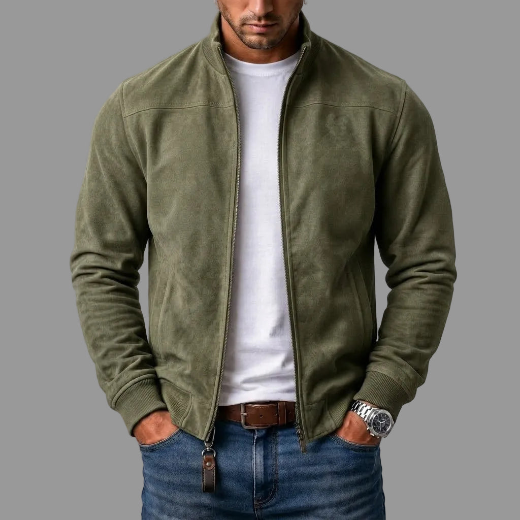 Bomber de Ante con Cuello Alto