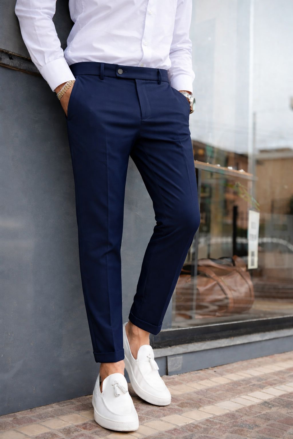 Pantalón Capri con Pinzas
